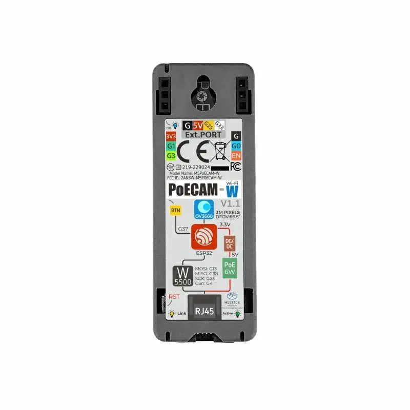 M5Stack Unit PoE Camera w/ Wi-Fi OV3660 Sensor