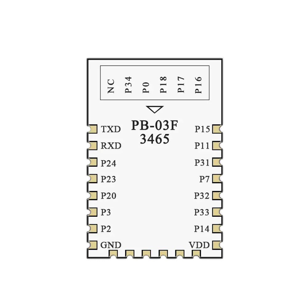 Ai-Thinker NEW product PB-03F Module Hot BLE 5.2 with low power consumption PHY6252/SSOP24 chip