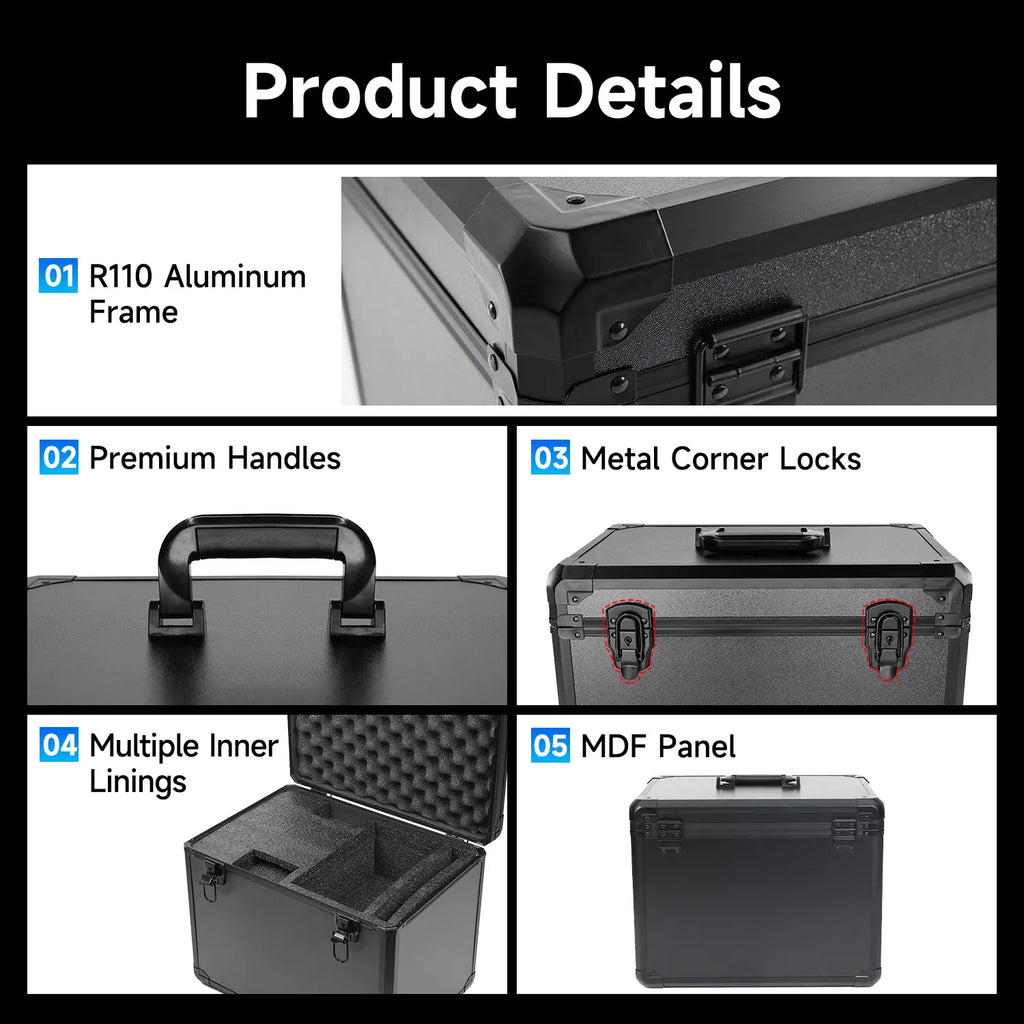 Yahboom ROSMASTER Robot Car Storage Carrying Case EVA Foam Protective Box