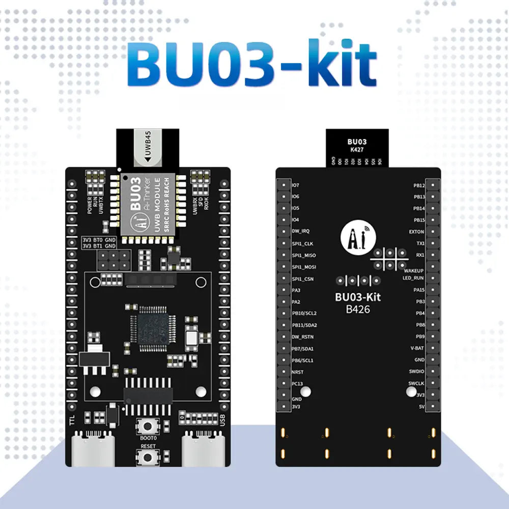 Ai-Thinker UWB indoor bidirectional ranging positioning module BU03 development board 10cm high-precision TWR positioning