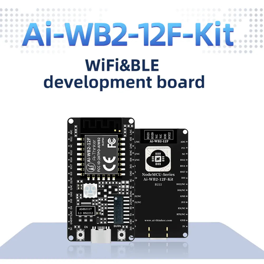 Ai-Thinker NEW Ai-WB2-12F-Kit Base on BL602 Chip WiFi+ Bluetooth 5.0 Module Development Board /PCB Antenna Type-C Interface