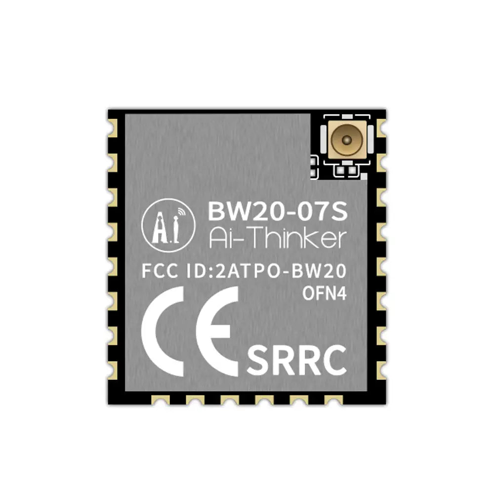 Ai-Thinker dual-band WiFi+BLE5.0 Bluetooth module BW20-07S dual-core MCU four generations IPEX external antenna