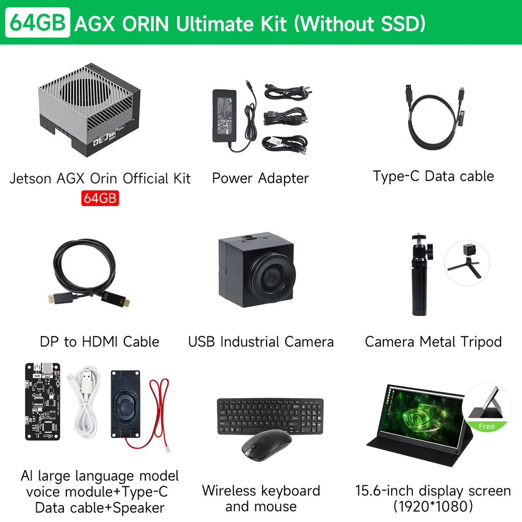 NVIDIA Jetson AGX Orin Developer Kit 64GB 275 TOPS-Ultimate Kit