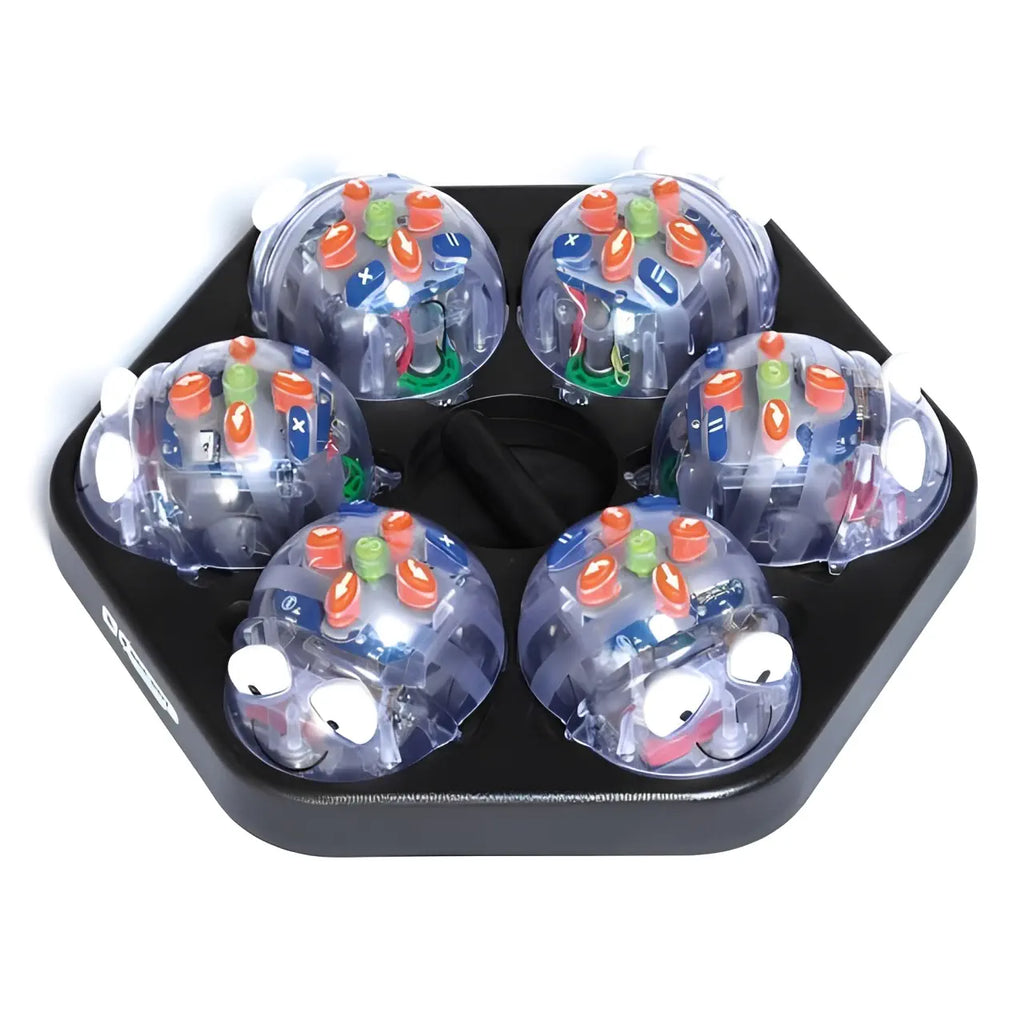 18 Blue-Bot Bluetooth Programmable Floor Robot Bundle with 3 Docking Stations w/ USB Cable - STEM Education Coding Robots for Children 3+ years
