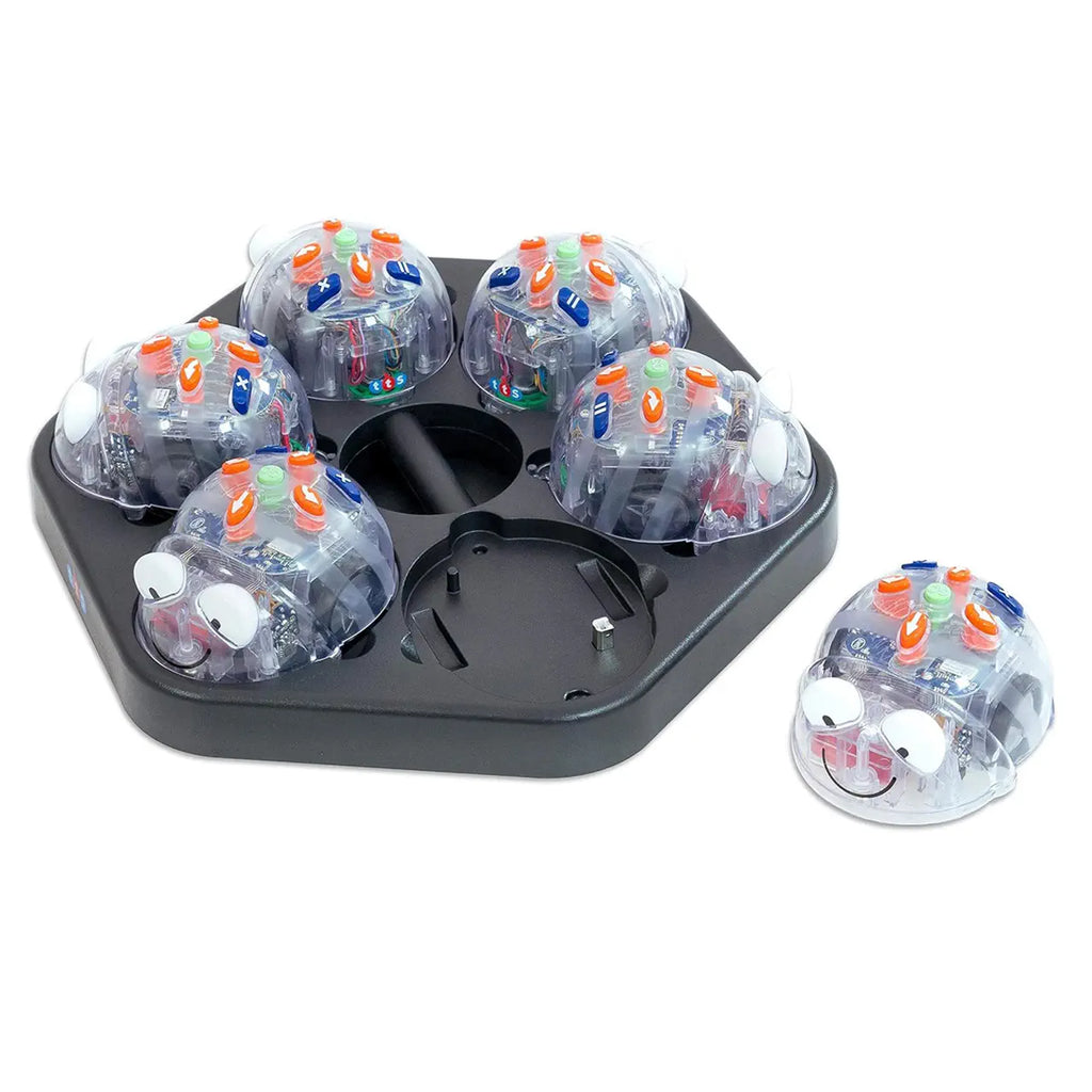 18 Blue-Bot Bluetooth Programmable Floor Robot Bundle with 3 Docking Stations w/ USB Cable - STEM Education Coding Robots for Children 3+ years