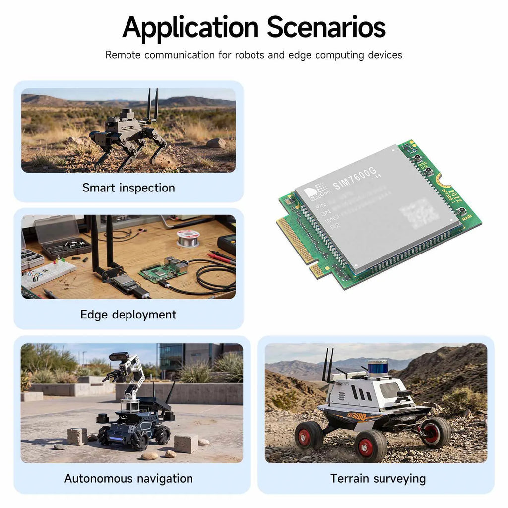 SIM7600G-H-M2 LTE Cat-4 Module, Global Coverage support 4G, GNSS, M.2 B KEY interface