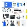 Jetbot AI Robot Car Kit – NVIDIA Jetson Nano Powered | Object Detection, Face Recognition, Autonomous Driving &amp; Deep Learning | Python &amp; JupyterLab (Blue, With Jetson nano)