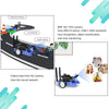Jetbot AI Robot Car Kit – NVIDIA Jetson Nano Powered | Object Detection, Face Recognition, Autonomous Driving &amp; Deep Learning | Python &amp; JupyterLab (Blue, Without Jetson nano)