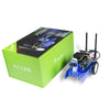 Jetbot AI Robot Car Kit – NVIDIA Jetson Nano Powered | Object Detection, Face Recognition, Autonomous Driving &amp; Deep Learning | Python &amp; JupyterLab (Blue, Without Jetson nano)