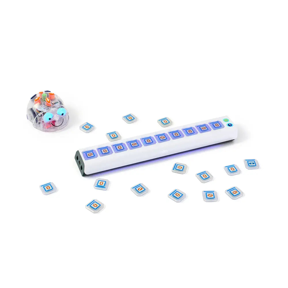 Blue-Bot Bluetooth Programmable Floor Robotics &amp; Tactile Reader Pro Classroom Coding Bundle