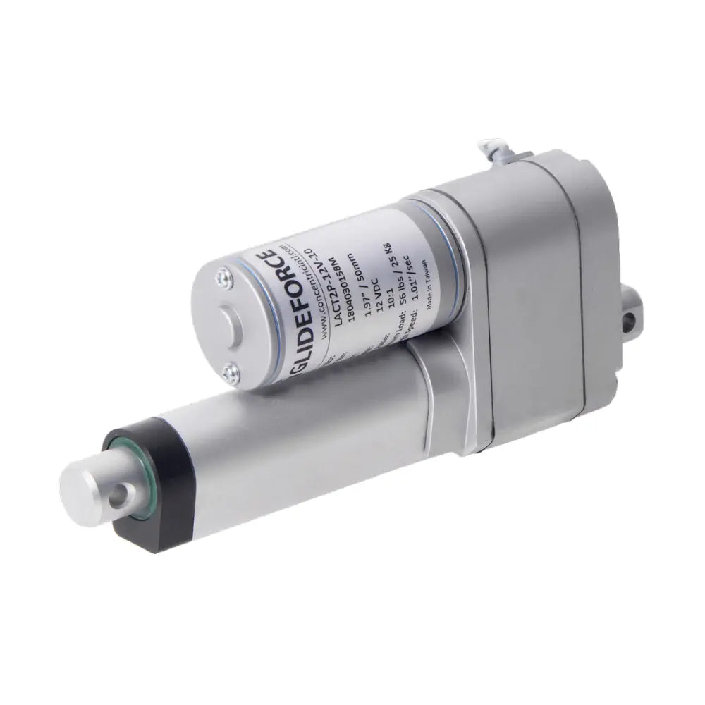 Glideforce GF23-120502-3-65 High-Speed LD Linear Actuator w/ Feedback: 12kgf, 2" Stroke (1.97" Usable), 3.3"/s, 12V