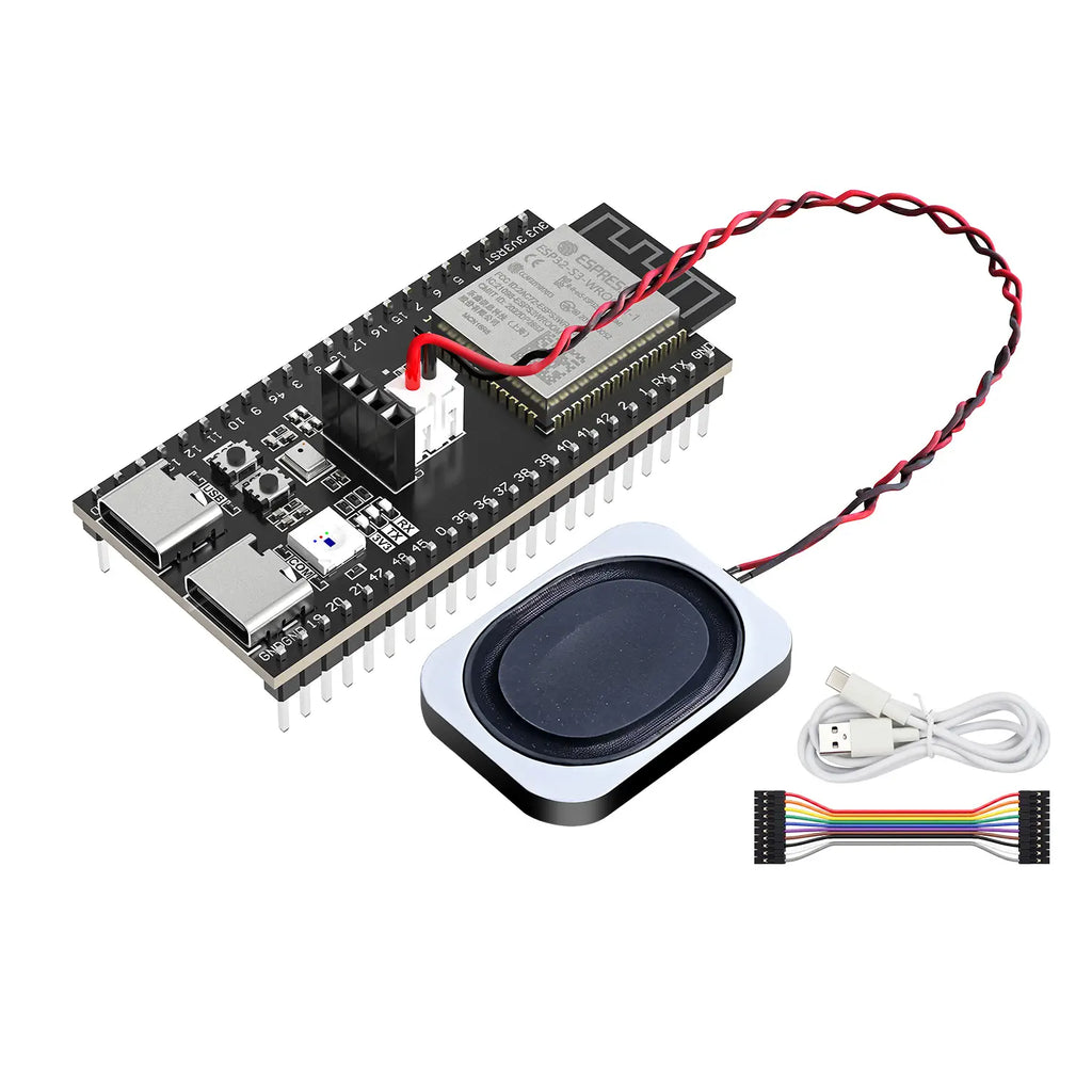 Yahboom ESP32-S3 core board 16MB Flash 8MB PSRAM built-in 2.4GHz WiFi Bluetooth LE--ESP32-S3 board + speaker