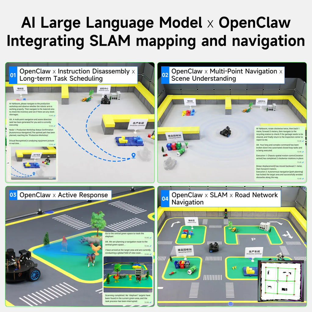 MicroROS V2 ROS2 AI Robot Car for PC virtual machine (MacOS is not supported)-Standard kit
