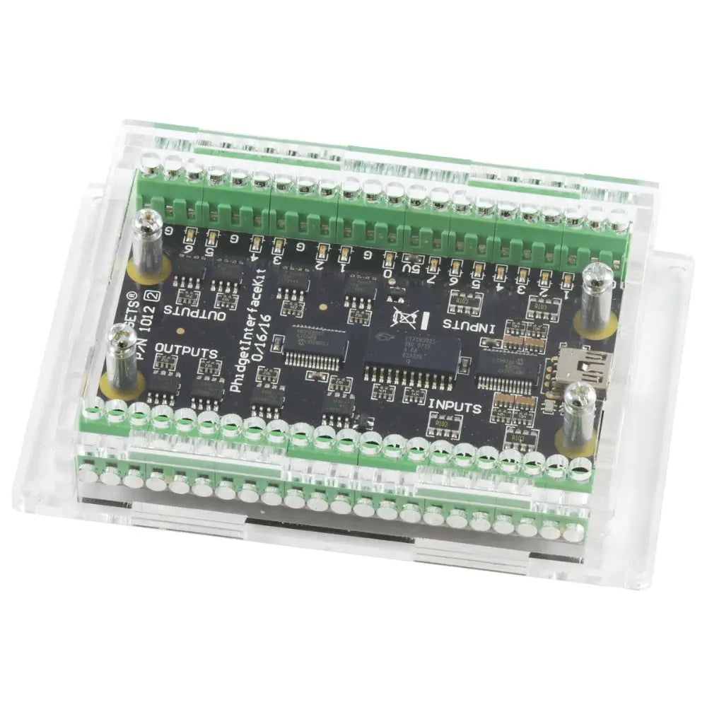 Phidgets Clear Acrylic Enclosure for 1012 PhidgetInterfaceKit 0/16/16