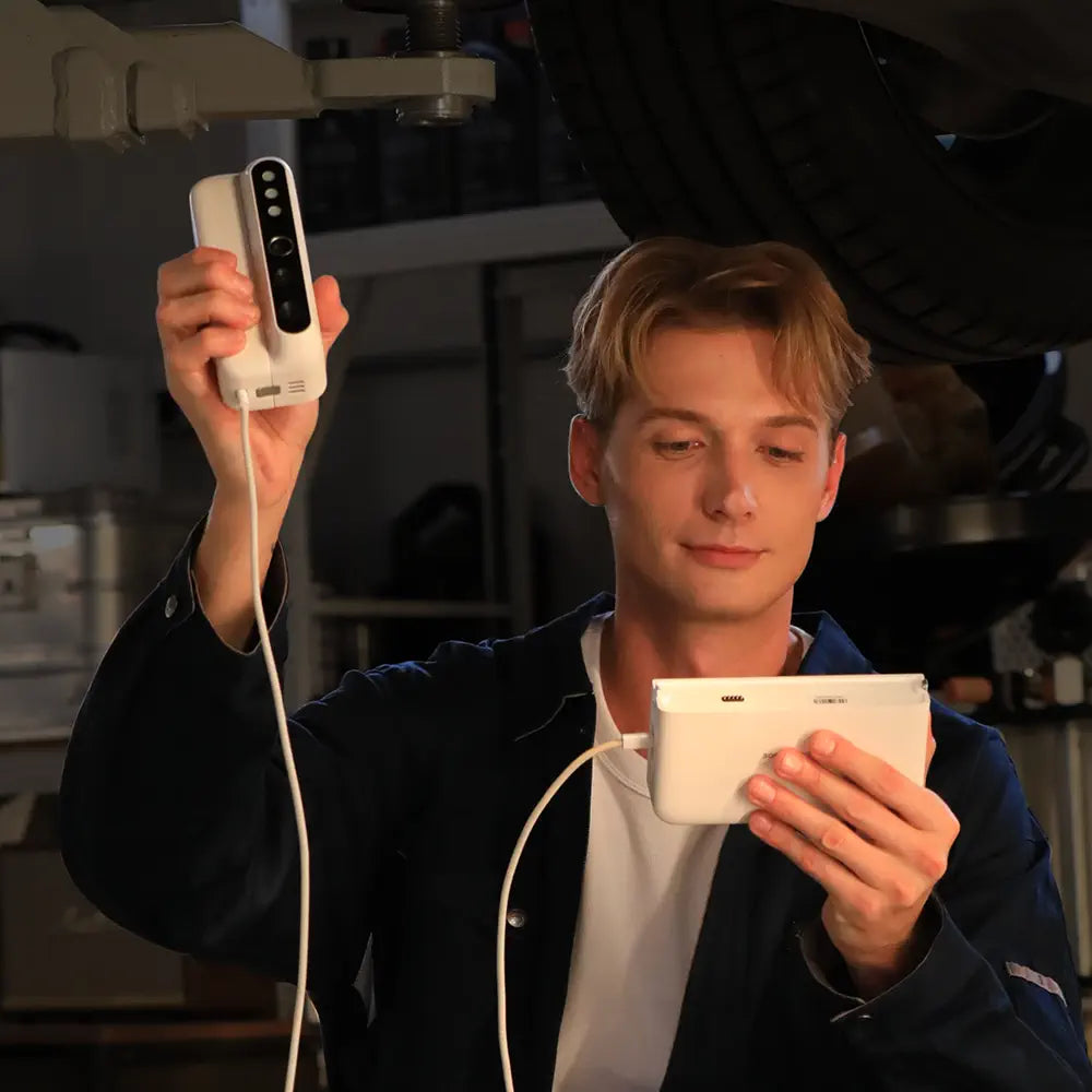 Turtle pad+S+M+L Swappable modules 3D Scanner, Standalone 6.4" 2K touchscreen, scan object 10-2000mm object, 16+256G