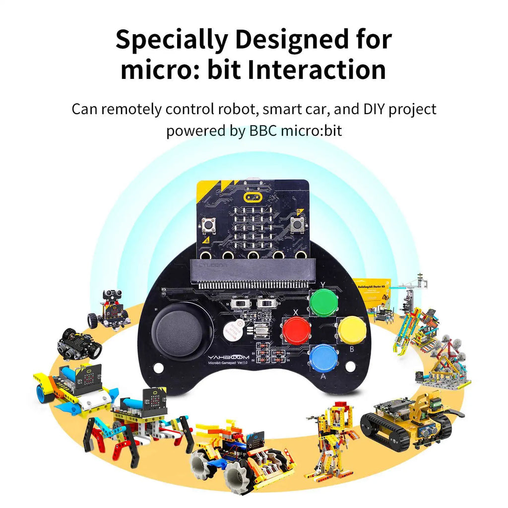 Yahboom Basic Game Handle for micro:bit V2/1.5 (EN Manual, w/o mico:bit)
