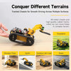 Yahboom Last:bit Programmable Tank Car with 3DOF Robotic Arm(Standard Version without Microbit)