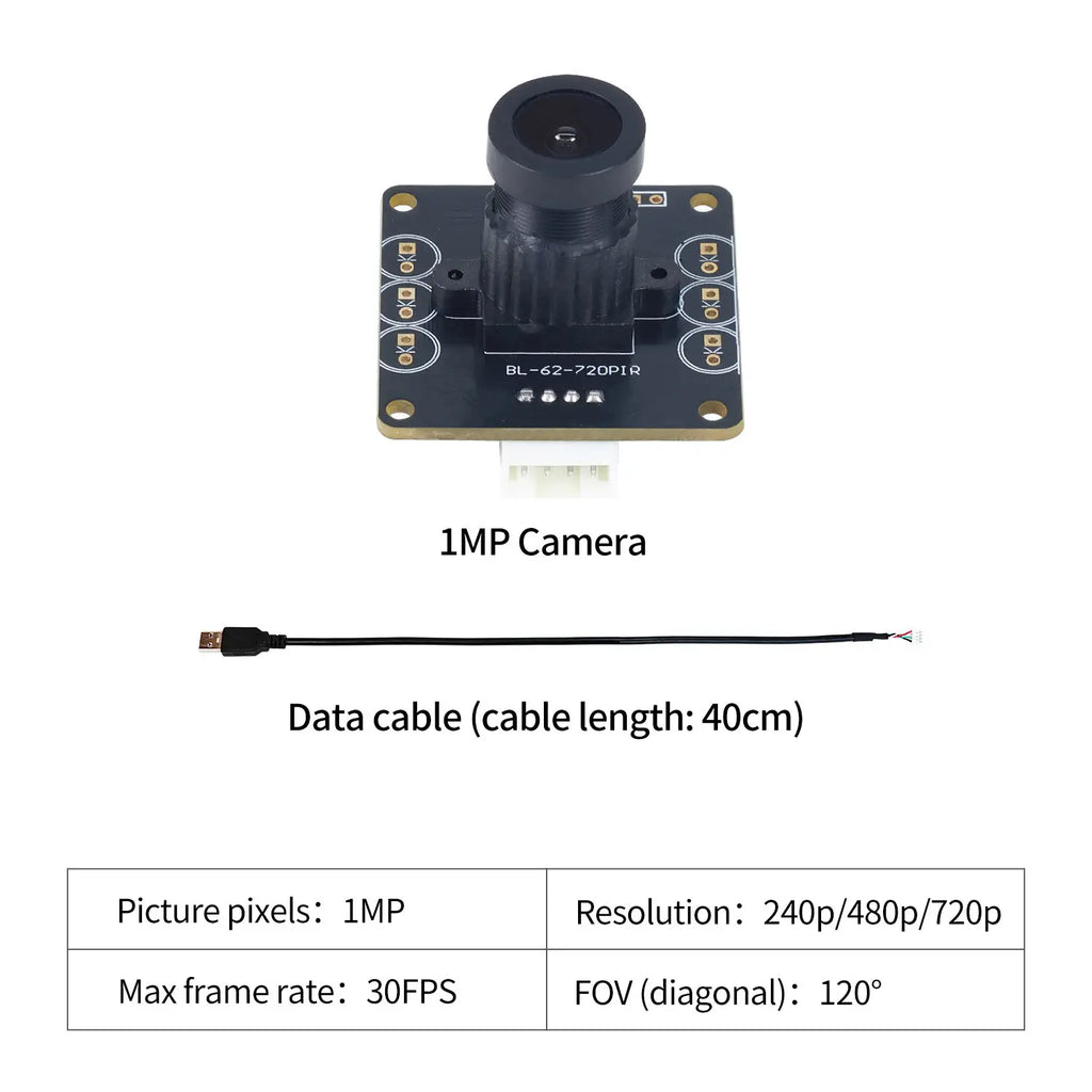USB Camera Module for Raspberry Pi Jetson--1MP  USB camera