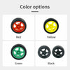 Yahboom 65mm Rubber Wheel Tire Compatible with TT Motor for Smart Car--Green