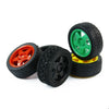 Yahboom 65mm Rubber Wheel Tire Compatible with TT Motor for Smart Car--Green
