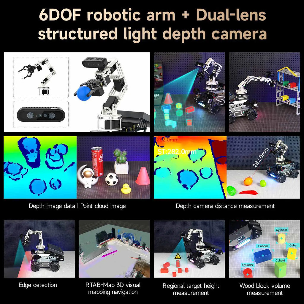 Yahboom ROSMASTER M3 Pro ROS2 Robot No Display-with Jeston NANO 4GB Board