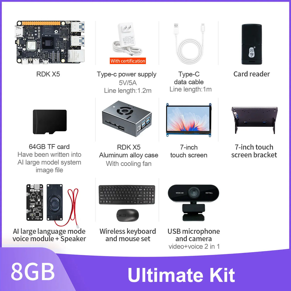 RDK X5 Robotic Development Kit-8GB Ultimate Kit