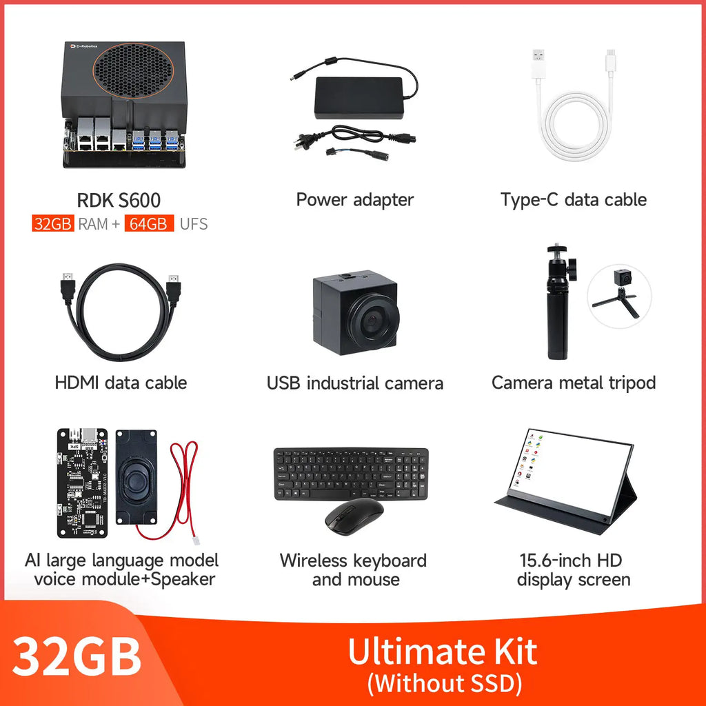 RDK S600 Robot Developer Kit--32G RAM+64G UFS(Ultimate Kit)