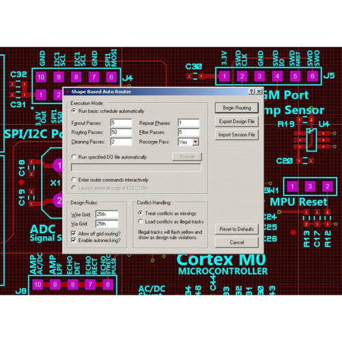 Proteus PCB Design Software Level 2 (1000 Pins)