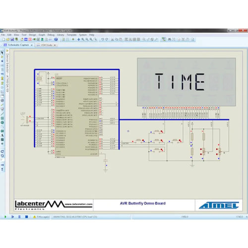 Proteus VSM Software for Atmel AVR Microprocessor