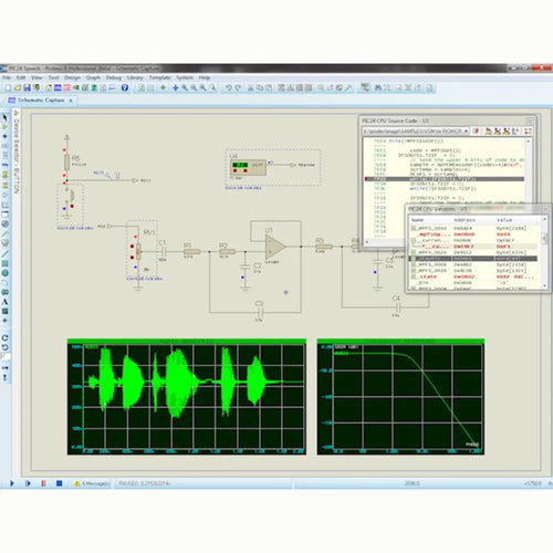 Proteus VSM Software for PIC16 Microprocessor