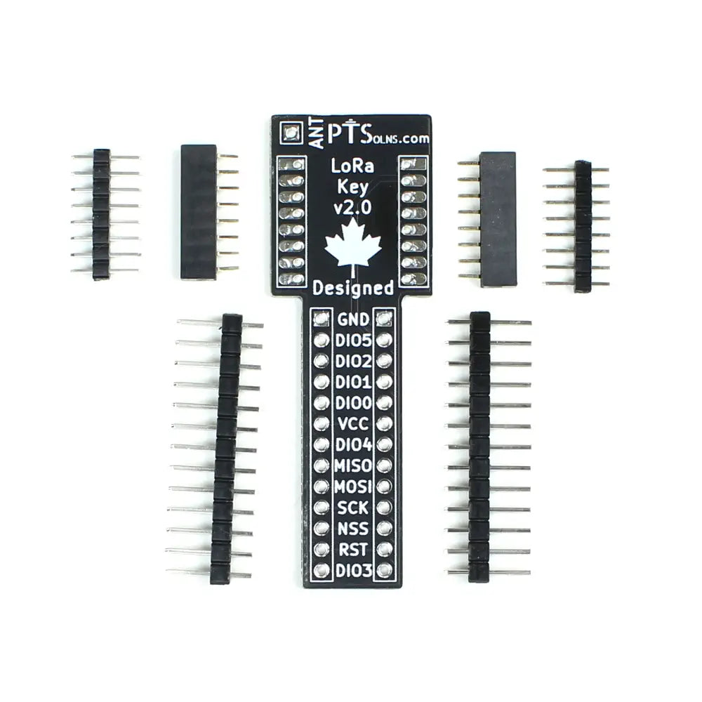 PTSolns Breakout Board for Common LoRa Module Key Kit