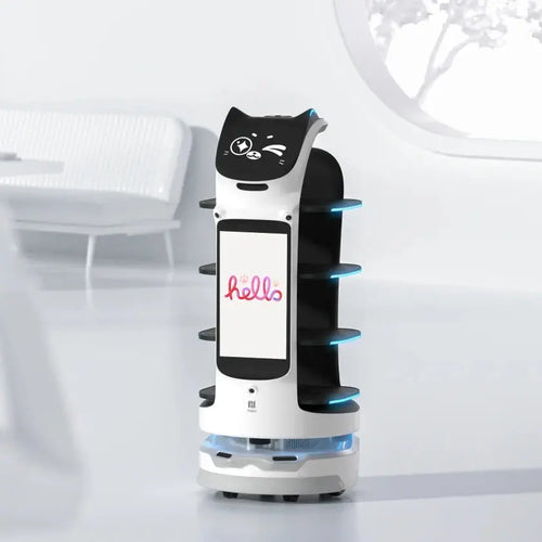 PUDU BellaBot Pro Delivery & Advertising Robot (White)