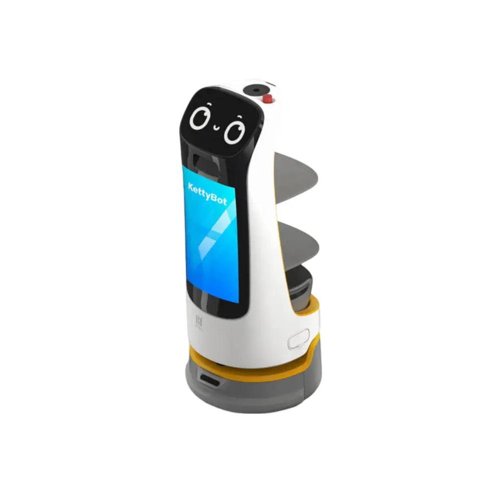 PUDU KettyBot Pro Delivery & Reception Robot (White) - RobotShop