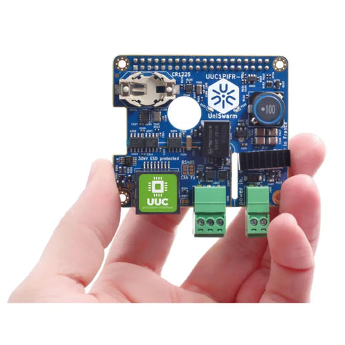 Raspberry HAT UUC1PI w/ CAN Fd, RS485 & Real-Time Clock