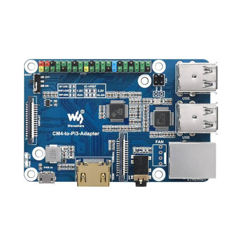 Waveshare Raspberry Pi CM4 to 3B Adapter, Solution for RPi 3 Model B/B+