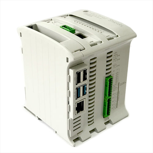 Raspberry PLC Ethernet 21 I/Os Analog/Digital PLUS (w/ RPi 4B 4GB + 8GB pSLC μSD)
