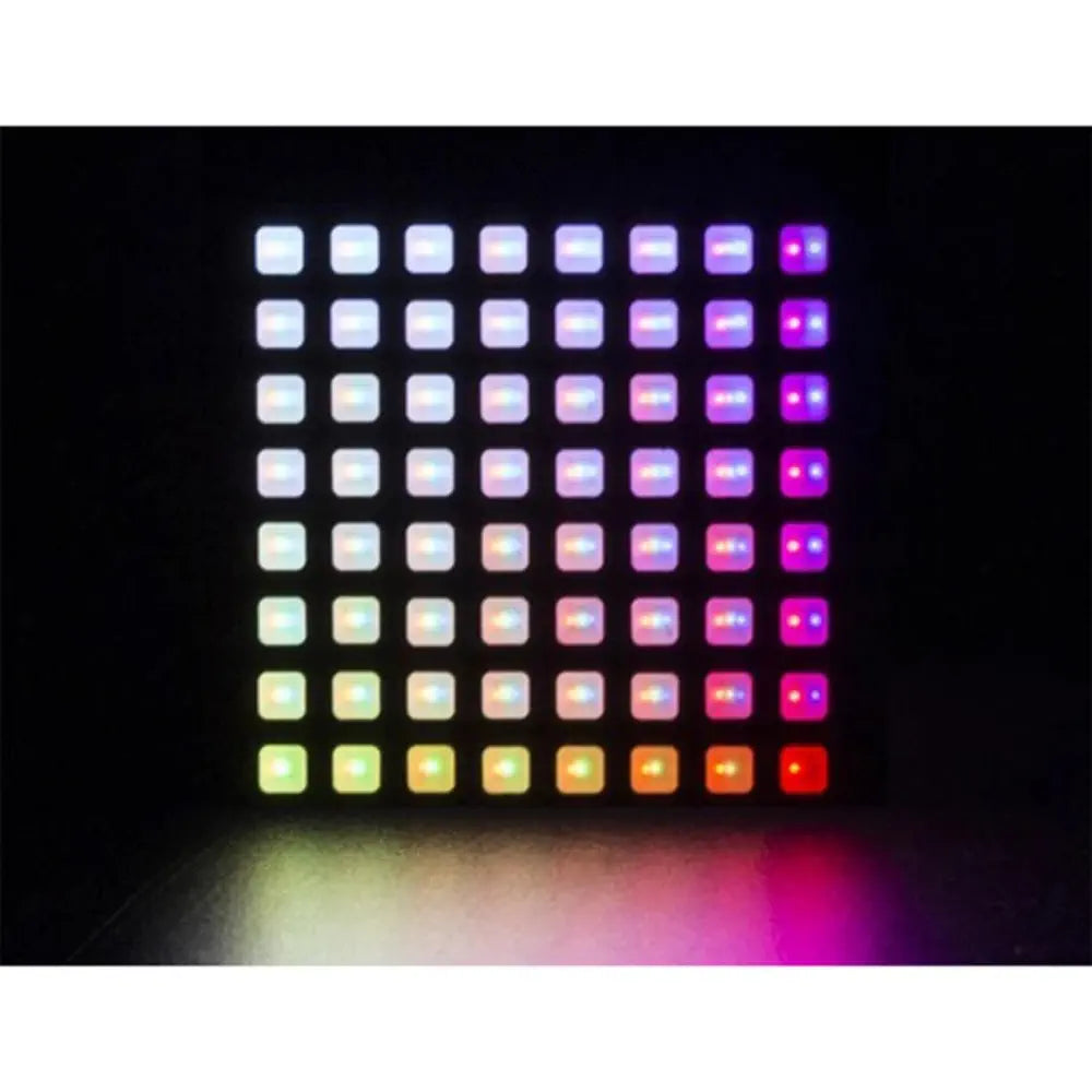 RGB 8x8 64 I2C 24 bit Color Programmable LED Matrix Panel for Raspberry ...