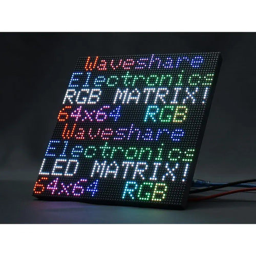 Waveshare RGB Full-Color LED Matrix Panel, 3mm Pitch, 64x64 Px