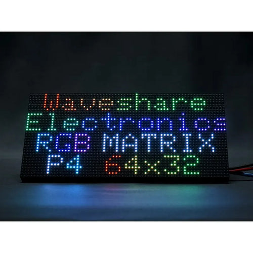 Waveshare RGB Full-Color LED Matrix Panel, 4mm Pitch, 64x32 Px