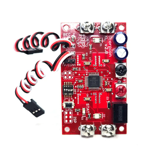 Robot Power Scorpion XL 2.0 Dual Channel R/C Motor Controller 20A, 5.5-28V