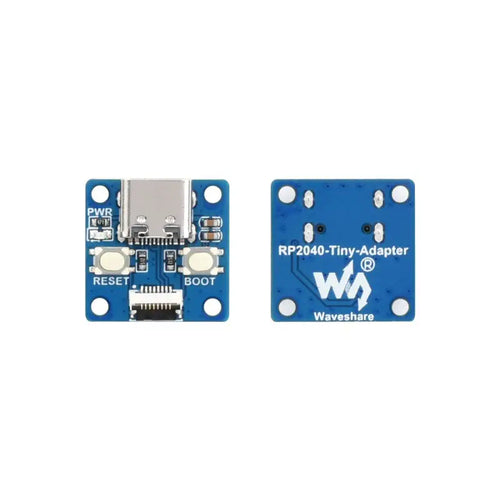 Waveshare RP2040-Tiny DevBoard, RP2040 Based, USB, RP2040-Tiny-Adapter+FPC Cable