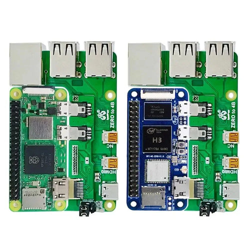 RPi Zero/Banana Pi M2 Zero Board Adapter w/ 4B Interface Zero to Pi4 Expansion Board