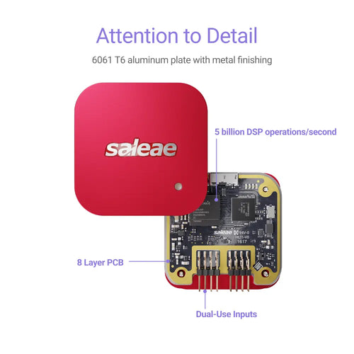 Saleae Logic 8 Logic Analyzer 8 Channels & 25MHz (Red)