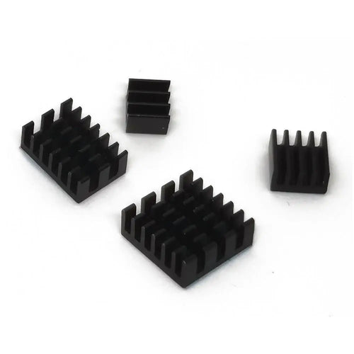 Seeedstudio Heat Sink Kit for Raspberry Pi 4B - Black Aluminum