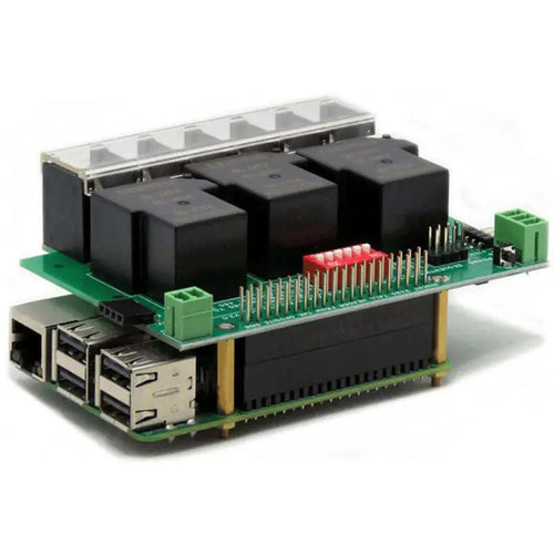 Sequent Microsystems 3 40A/240V Relays RS485 Daisy-Chainable HAT for Raspberry Pi