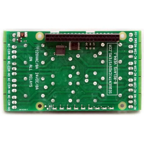 Sequent Microsystems 8 Relays 8-Layer Stackable HAT for Raspberry Pi