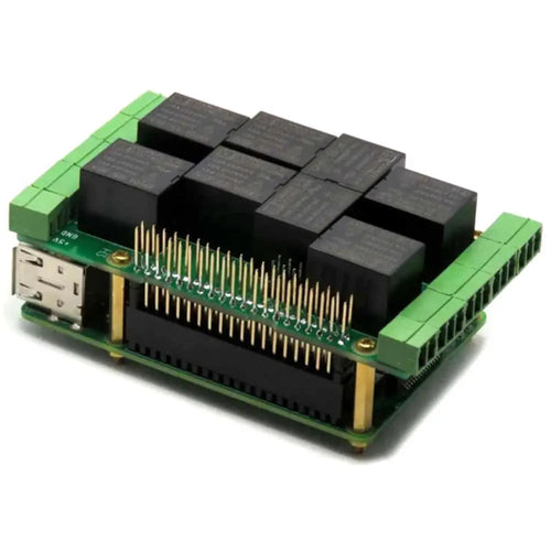 Sequent Microsystems 8 Relays 8-Layer Stackable HAT for Raspberry Pi