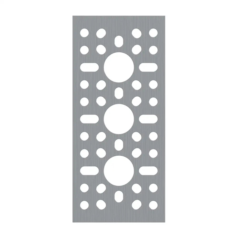 ServoCity 1123 Series Pattern Plate (1 x 3 Hole, 43 x 96mm)
