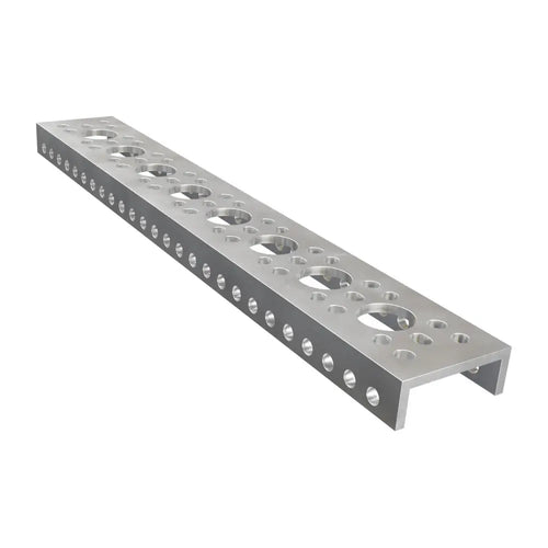 ServoCity 1143 Series Mini Low-Side U-Channel (8 Hole, 216mm Length)