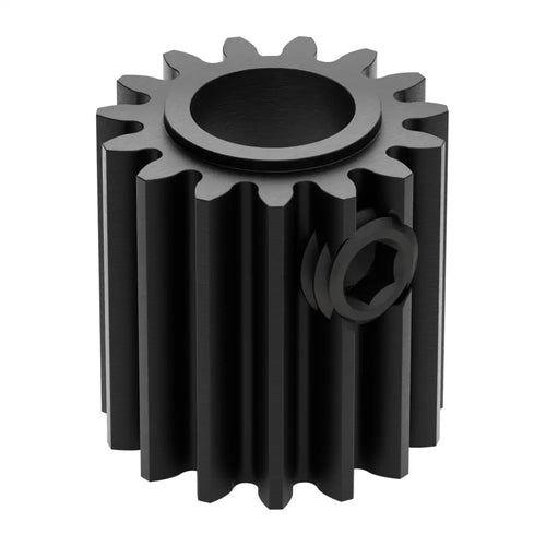 ServoCity 2303 Series Steel, MOD 0.8 Pinion Gear (1/4" Round Bore, 15 Tooth)